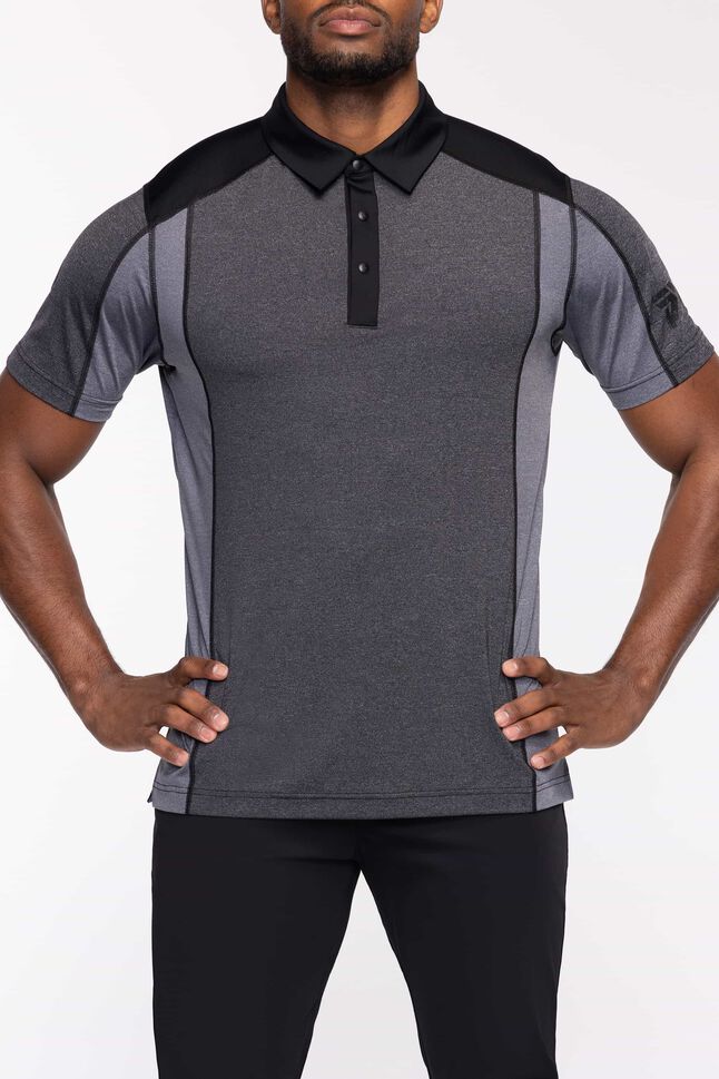 Athletic Fit Multi-Panel Polo